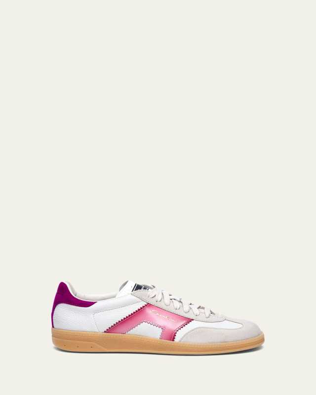 DBS Mix Leather Low-Top Sneakers